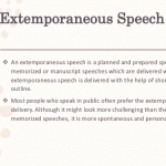 Extemporaneous Speech – Definition, Examples