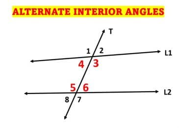 Alternate Interior Angles: Examples, Definition, Theorem