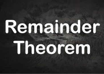 Polynomial Remainder Theorem | Formula